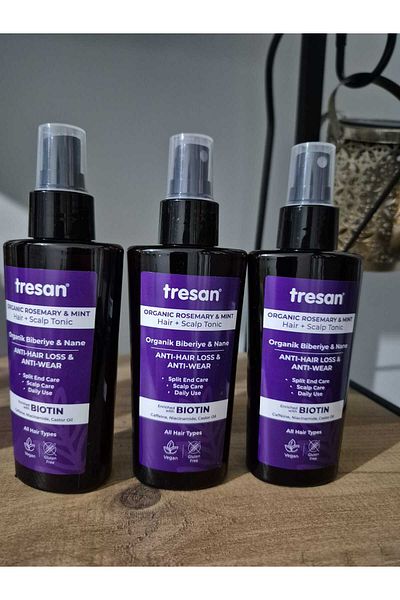 Tresan Organic Rosemary & Mint Anti-Hair Loss and Wear Hair Tonic 125 ml