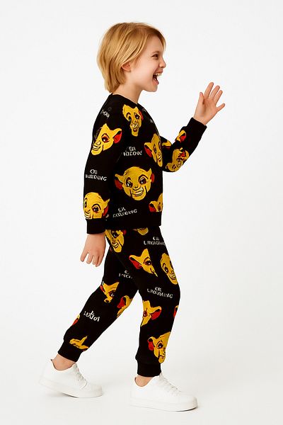 MAXI DRY Long Sleeve Seasonal Double Suit, Lion King Printed, 2-8 Years Old