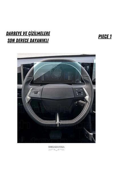 UniqAnatolia Opel New Frontera 2025 Digital Instrument and Multimedia Compatible Set Nano Screen Protector