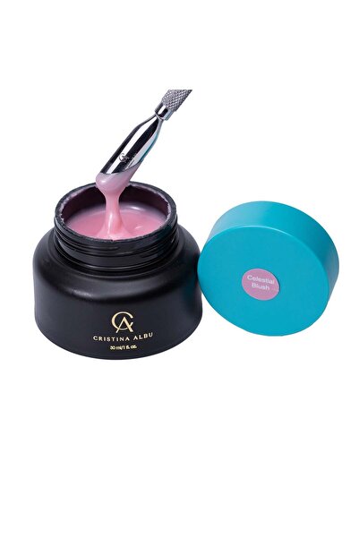 Cristina Albu Brand Gel de constructie autonivelant, Celestial Blush, 30g