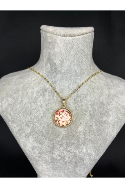 Mos Tespih قلادة من الفولاذ على شكل زهرة