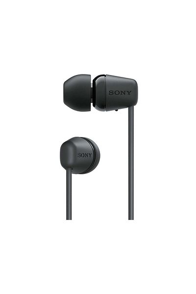 Sony سماعات أذن لاسلكية WI-C100 باللون الأسود