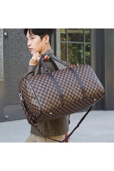 ZAAPPY Premium Pu Leather Duffel Bag[5-7kg] Spacious And Stylish Travel Tote Durable Carry-on Baggage