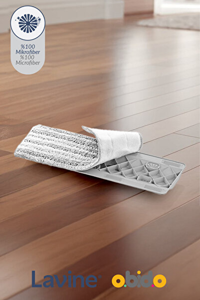 HALL BREATHE Yüksek Kaliteli Sprey Mop Yedek Bezleri, 2'li Set, Cırtlı, Kulla...