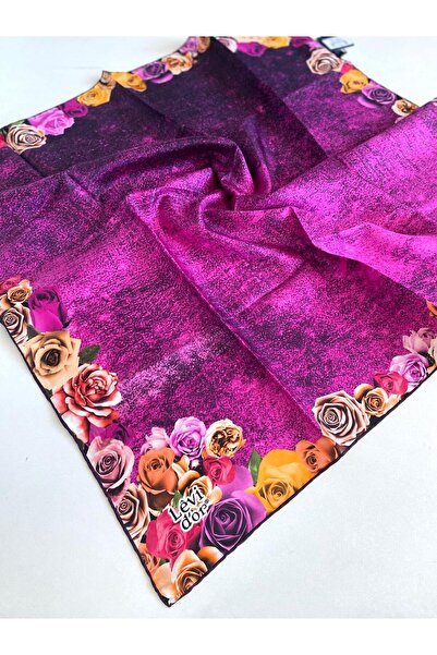 Levidor Tivil Pure Silk Scarf 48964 Ροζ Μικτό σχέδιο
