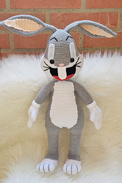 kelebeginruyasihobievi Amigurumi Organik Elemeği Bugs Bunny Oyuncak