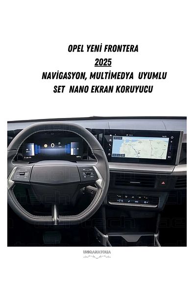 UniqAnatolia Opel New Frontera 2025 Navigayon and Multimedia Compatible Nano Screen Protector