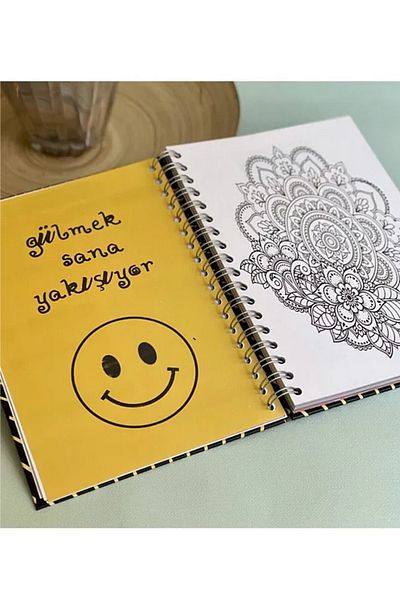 MİNGODAN Undated Weekly Planner Notebook Small Bi I'M Broken but I Can Handle It Motivational Planner with Stickers