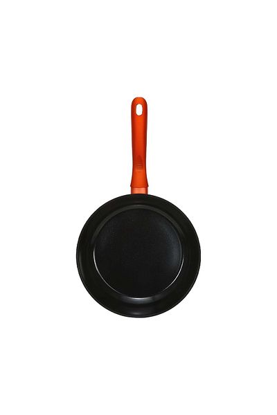 Chefline Induction Base Ceramic Natural Coating Fry Pan, 28 cm, Red, DZJ28 1732491