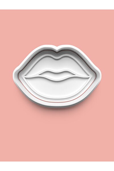 AKTASTORE قالب كوكيز على شكل شفاه وقالب عجينة السكر 0929-1