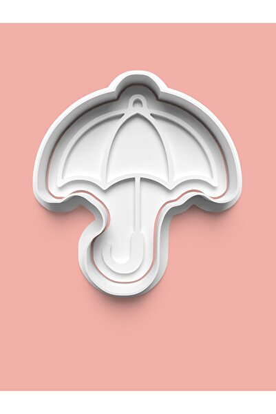 AKTASTORE قالب كوكي المظلة وقالب عجينة السكر