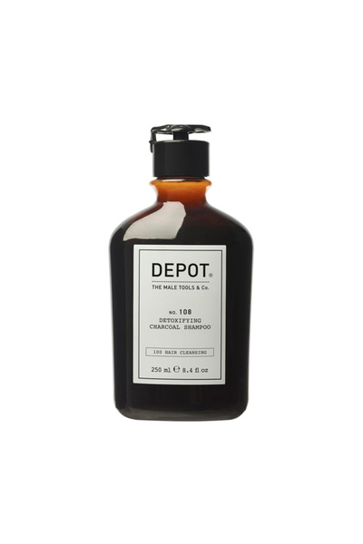 DEPOT No.108 Detoxifying Charcoal Intensive Purifying Herbal Charcoal Shampoo for Men 250ml