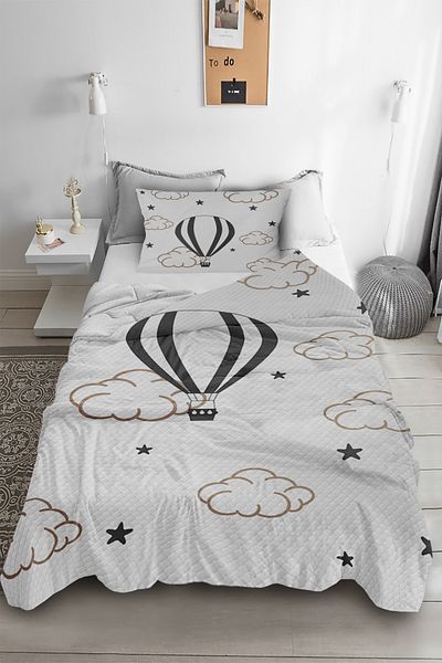 Bebişim Halı Balloon Cloudy Single Child Pique Pillow Case
