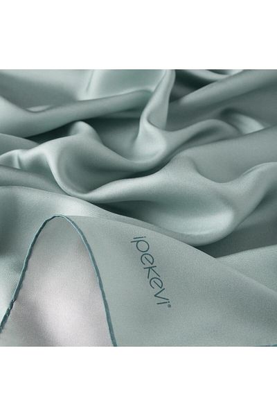 ipekevi Μαντήλι ίσιο Twill Silk - Menthol