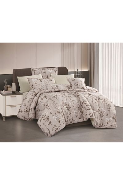 HOURS Horse Comforter Set, 7 Pieces, Double-Sided, Floral, Moira-07 Pillowcase