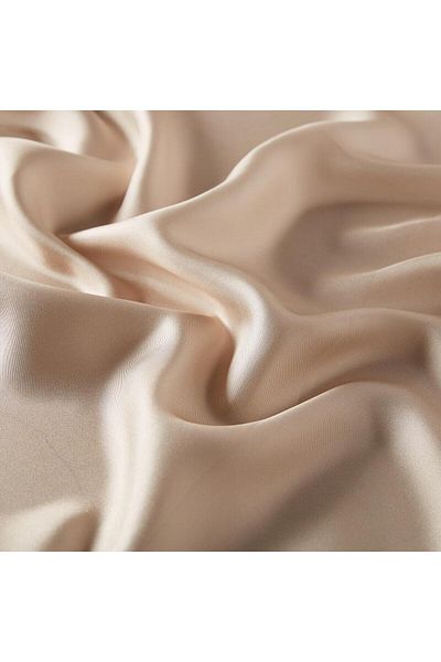 ipekevi Twill Silk Φουλάρι - Πλαίσιο - Μπεζ