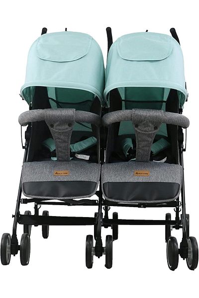 rexa Two Luxury Baby Stroller – Compact & Comfortable Ride for Infants (Brown, 40 x 70 x 80 cm)