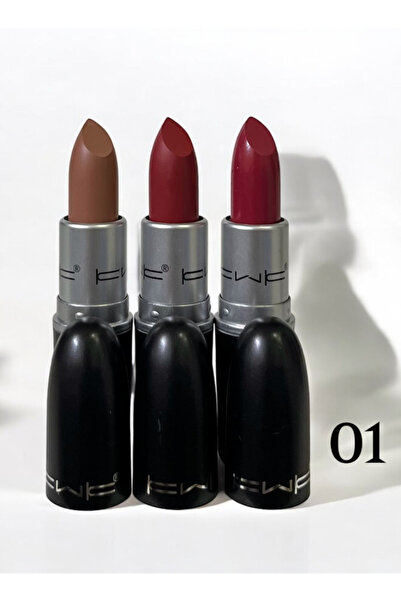 KWK أحمر شفاه 3 لون – رقم 01 ثبات يدوم… وألوان تليق بكل إطلالة