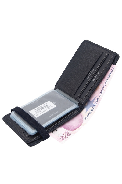 Pierre Cardin Navy Blue Leather Men's Wallet 0275L4X