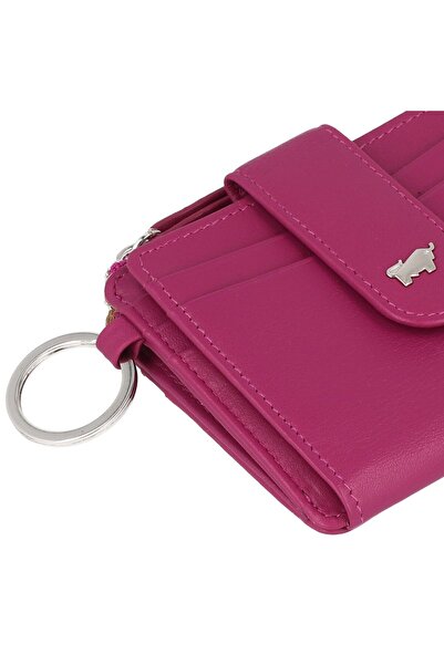 Braun Büffel Joy Credit card case RFID protection Leather 11 cm