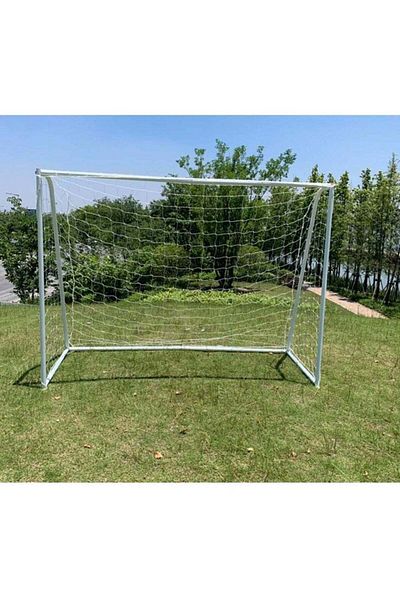 Generic Portable iron soccer goal with net, 213 x 150 x 75 cm