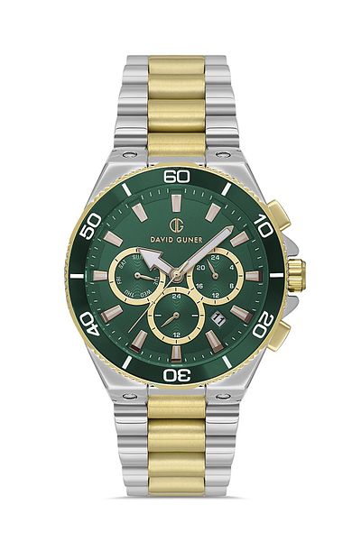 DAVID GUNER Steel Cord Steel Case Men's Wristwatch