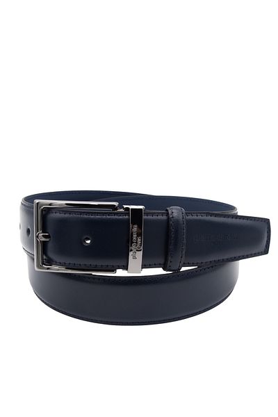 Pierre Cardin Navy Blue Leather Men's Belt Pc-2209Ko15