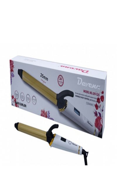 Davena Davina Digital Screen Hair Curler - 25mm - White DV525
