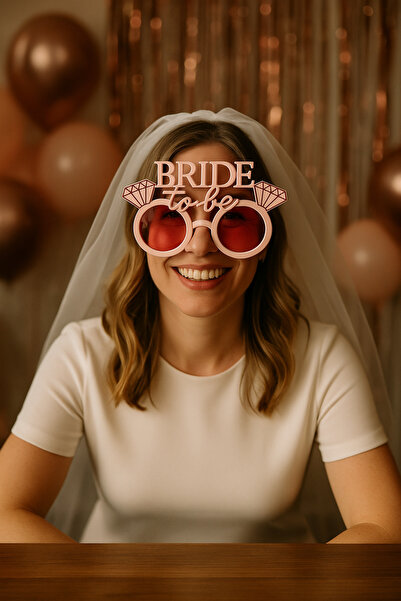 Partifabrik Bekarlığa veda temalı Pembe Gözlük Bride Gözlük