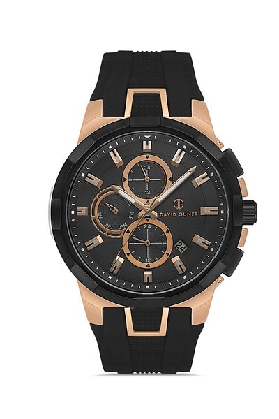 DAVID GUNER Silicone Cord Inner Fittings Active Men's Wrist Watch