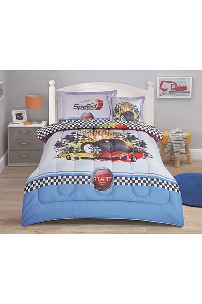 HOURS Horse Kids Modern Graphic Quilt Set 4 Pieces