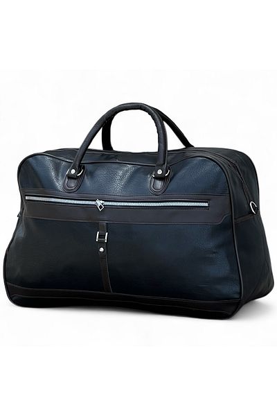 ZAAPPY Premium Pu Leather Duffel Bag[5-7kg] Spacious Stylish Travel Tote, Durable Handheld Carry-on Baggage