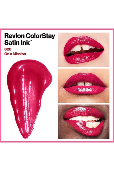 Revlon Ruj lichid rezistent Colorstay Satin Ink, 020 On A Mission, 5ml
