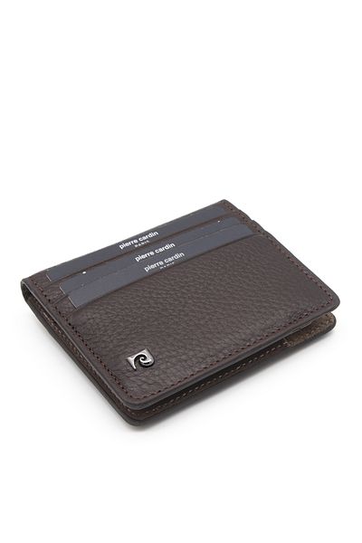 Pierre Cardin Brown-Mink Men's Leather Wallet 0205K6V
