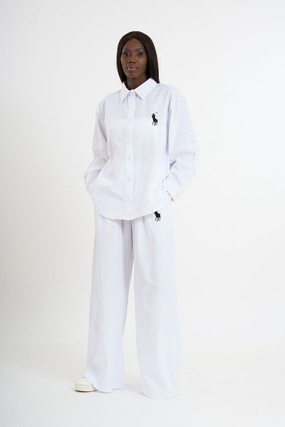 HANIQA Plus Size Summer Double Suit Shirt Pants - 25148