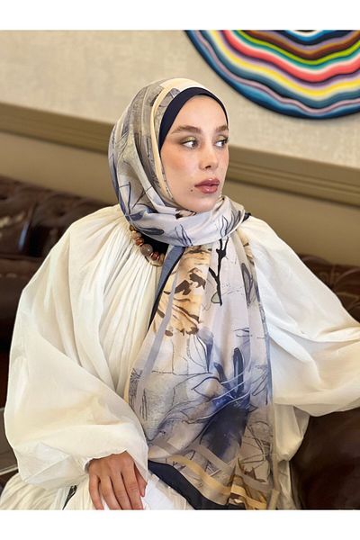 Modakaşmir Σάλι Lina με μοτίβο Lorienka