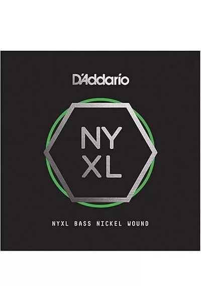 Daddario D'Addario Nyxlb130 Bass Single String, Nyxl Series, Nickel Winding, .140 Gauge