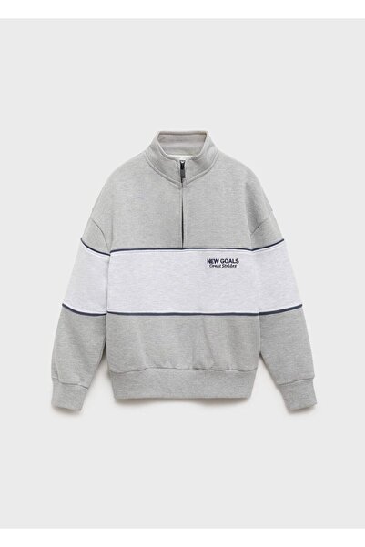 MANGO Kids Суичър с висока яка
