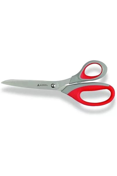 ShopZum Office Scissors, Medium Size, Stainless Steel Blade, Ergonomic Grip, Assorted Colors, Home and Office