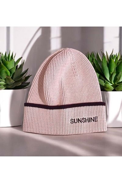 Erceylan Children's Knitwear Beret Salmon