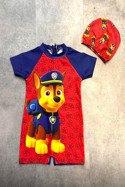 DeKuBaby New Season Cute Character Printed Uv Protection Bonded Quick Dry Boys' Jumpsuit Swimsuit
