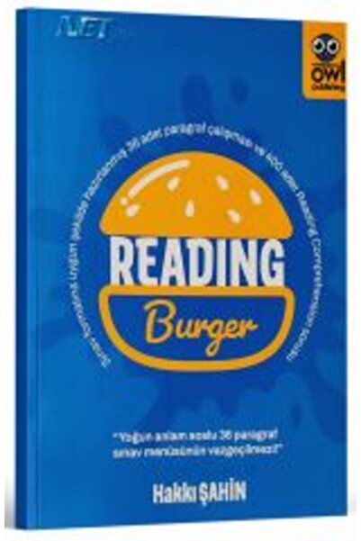 Owl Publishing YDS YÖKDİL YKSDİL Reading Burger - Hakkı Şahin Owl Publishing