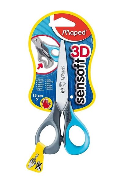 Maped 13 cm Sensoft Left Handed Scissors