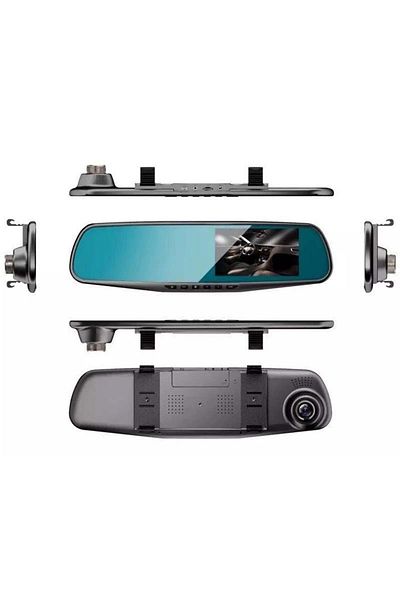 divendi-ro Car mirror with Full HD front-back, 4.3 inch Full HD front-back camera and night vision
