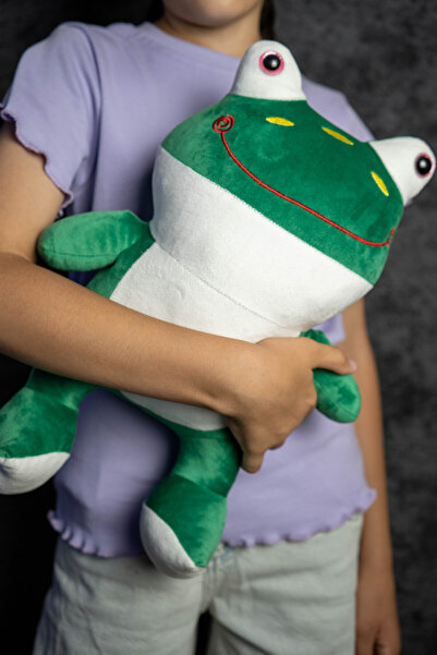 Nerth وسادة على شكل ضفدع للنوم مقاس 40 سم