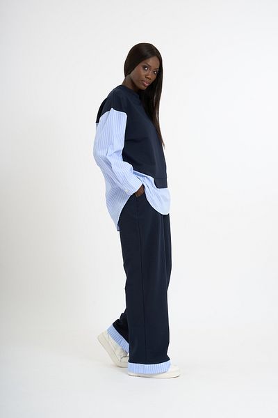 HANIQA Women's Garnished Tracksuit Set |   36-42