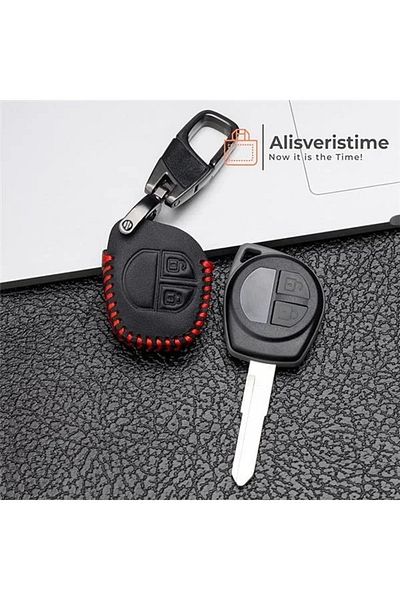 Alisveristime (Suzuki̇ Grand Vitara, Sx4, Swift Compatible) Leather Key Holster