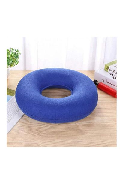 OEM Set of 2 seat cushions and pump, D 35 cm, blue, PVC