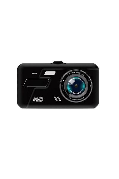 divendi-ro Dual DVR car camera, SuperHD 1920P, 170°, with 4'' display plus rear view camera, Black