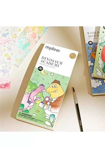 Mideer Mideeer Dinozor Akademisi : Yeni Nesil Sulu Boya Eğlencesi!